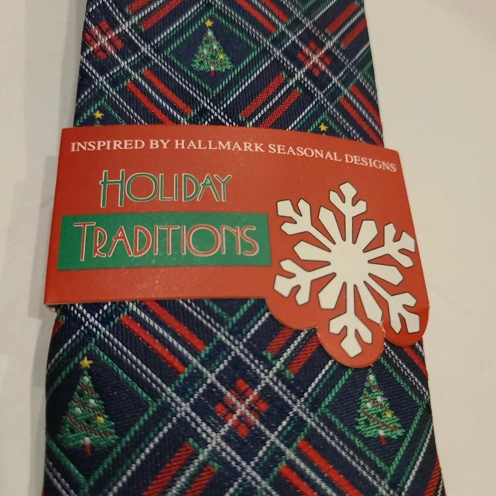 NWT Hallmark Holiday Traditions Tie men's